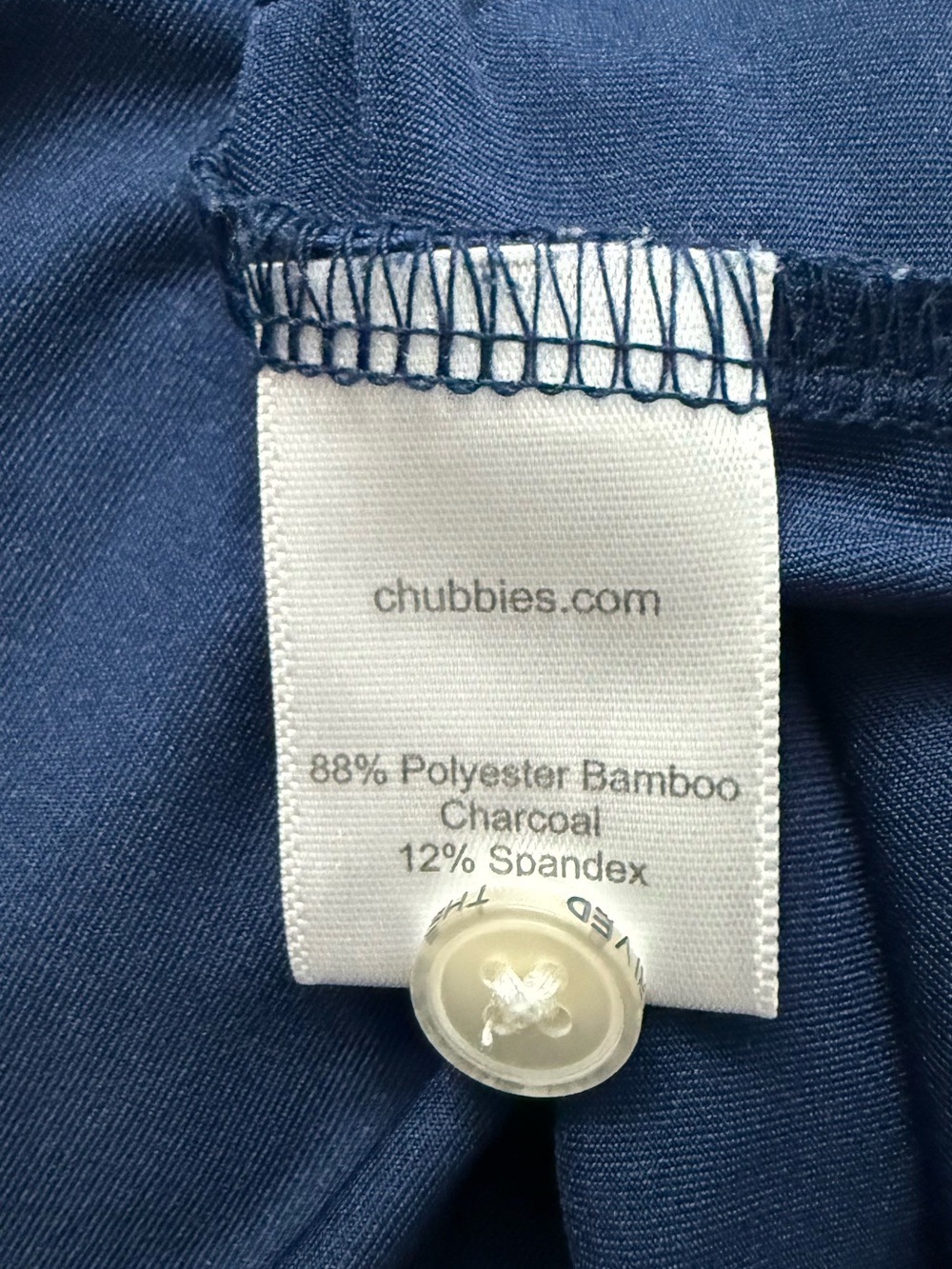 Chubbies “The Out of the Blue” Performance Polo on Navy size XL - Picture 7 of 7